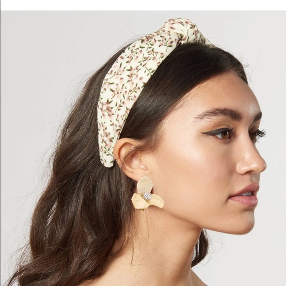 Lele Sadoughi Accessories - Lele Sadoughi - Ivory Rosebud Headband